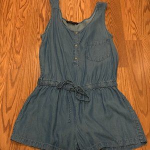 Denim Romper